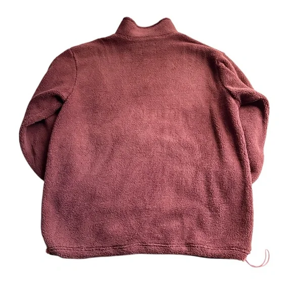 Aerie Brown and Tan Teddy Jacket with Cozy Fleece Size L - Picture 3 of 10